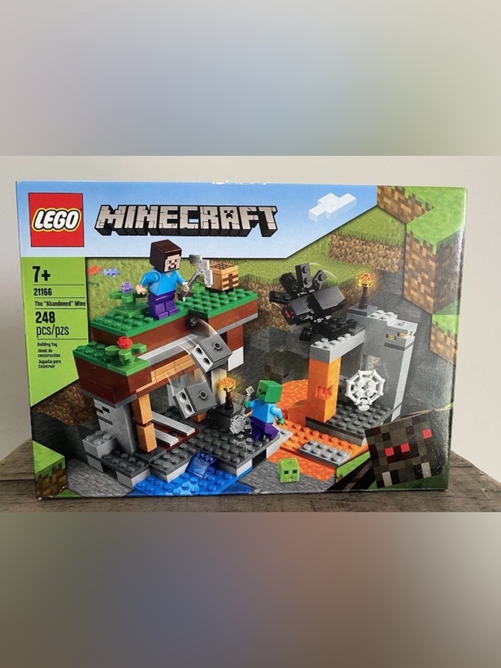 LEGO Minecraft: "The ""Abandoned"" Mine" (21166) Steve Zombie Spider